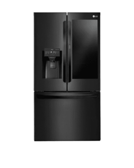 Geladeira Smart LG Inverter French Door InstaView Door-in-Door 660 litros 220V Black Inox ThinQ GM-X288NQX2