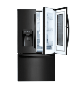 Geladeira Smart LG Inverter French Door InstaView Door-in-Door 660 litros 220V Black Inox ThinQ GM-X288NQX2